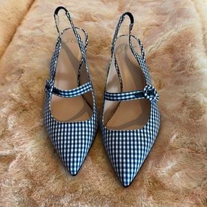 J Crew slingback heels